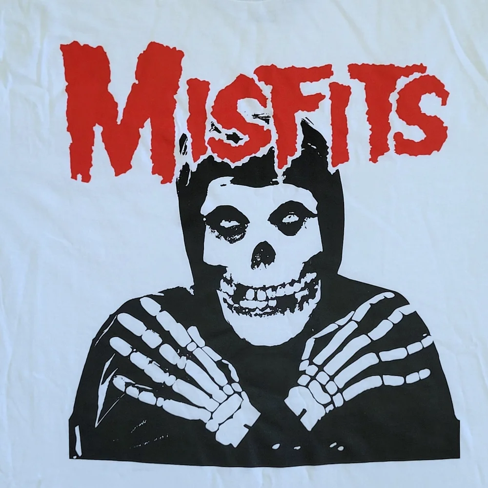 Misfits'🤪 Skeletal🦴 Crimson♥️ Ghost👻 Graphic Tee👕 - NWOT - Picture 8 of 11